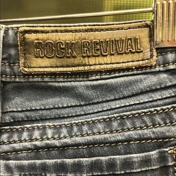 Rock Revival Blue Skinny Jeans Classic Fit - Picture 5 of 13